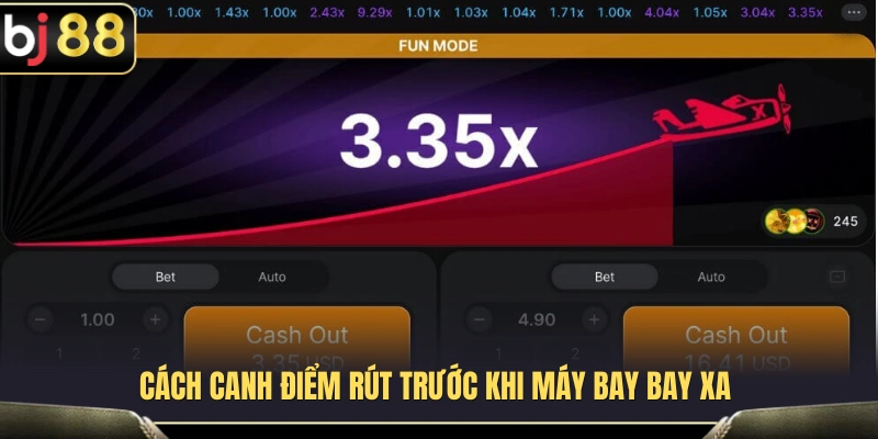 Kinh nghiệm xác định thời điểm dừng phù hợp trong Aviator BJ88