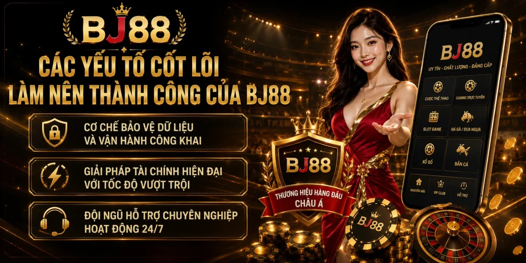 Các yếu tố cốt lõi làm nên thành công của BJ88 