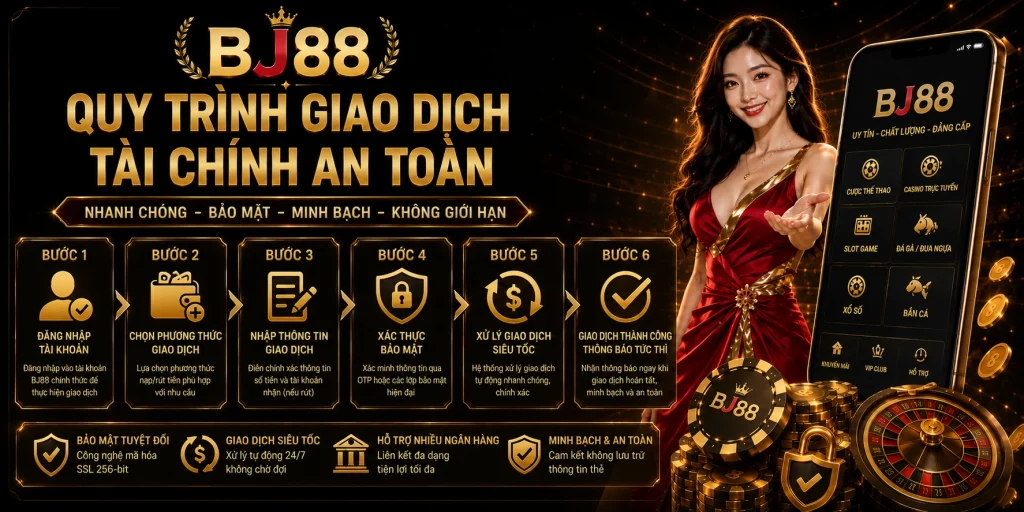Quy trình giao dịch tài chính an toàn 